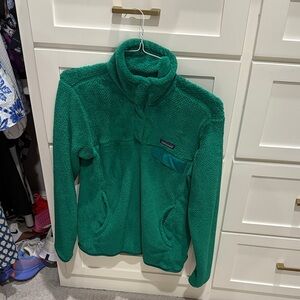 Patagonia Emerald Green Fleece Pullover